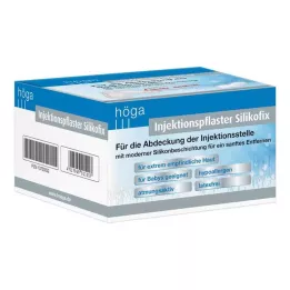 INJEKTIONSPFLASTER Silikofix 2x4 cm Höga, 100 stuks