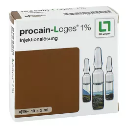 PROCAIN-Loges 1% oplossing voor injectie Ampullen, 10X2 ml