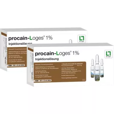 PROCAIN-Loges 1% oplossing voor injectie Ampullen, 100X2 ml
