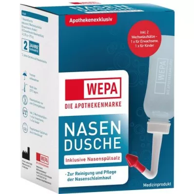 WEPA Neusspoeling met 10x2,95 g neusspoelzout, 1 p