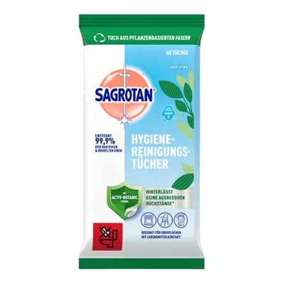 SAGROTAN Hygiënische reinigingsdoekjes, 60 stuks