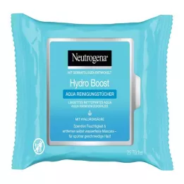 NEUTROGENA Hydro Boost Aqua Reinigingsdoekjes, 25 stuks