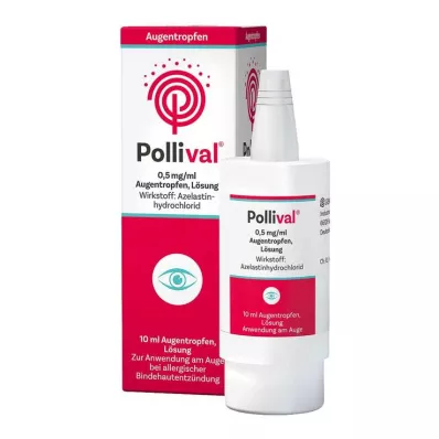 Pollival oogdruppels met azelastine, 10 ml Pollival oogdruppels met azelastine, 10 ml