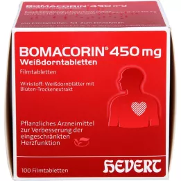 BOMACORIN 450 mg Meidoorn Tabletten, 100 st