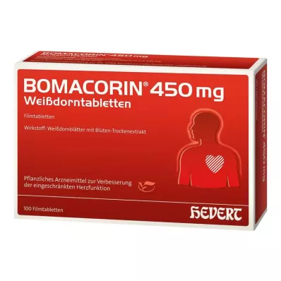 BOMACORIN Meidoorntabletten 450 mg, 100 st BOMACORIN Meidoorntabletten 450 mg, 100 st