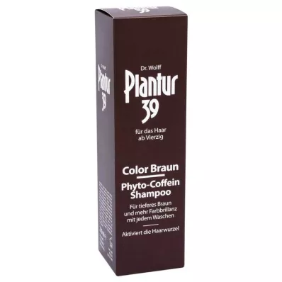 PLANTUR 39 Color Braun Phyto-Cafeïne Shampoo, 250 ml PLANTUR 39 Color Braun Phyto-Cafeïne Shampoo, 250 ml