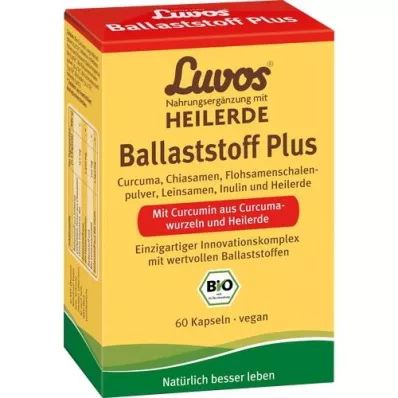 LUVOS Healing Earth Organische Dieetvezels Plus Capsules, 60 Capsules