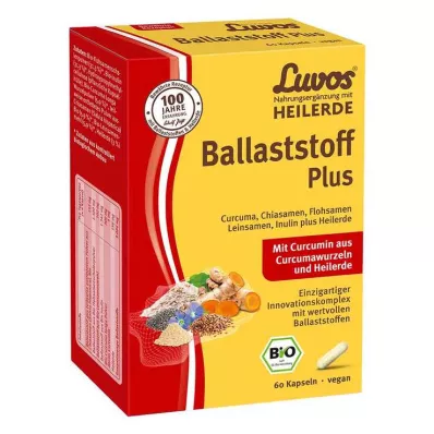 LUVOS Healing Earth Organische Dieetvezels Plus Capsules, 60 Capsules