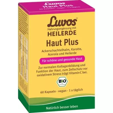 LUVOS Healing Earth Organic Skin Plus Capsules, 60 Capsules