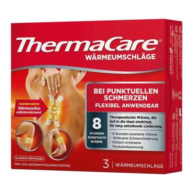 Thermacare voor gelokaliseerde pijn, 3 stuks
