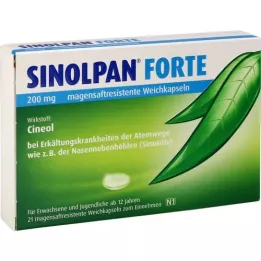SINOLPAN forte 200 mg zachte capsules met enterische coating, 21 st