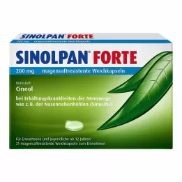 SINOLPAN forte 200 mg zachte capsules met enterische coating, 21 st