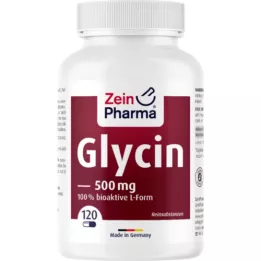 GLYCIN 500 mg in vegan.HPMC Capsules ZeinPharma, 120 stuks