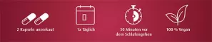 Instructions for use for Glycine 500 mg in plantaardige.HPMC capsules Zeinpharma, 120 st - 2