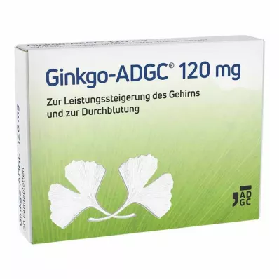 GINKGO ADGC 120 mg filmomhulde tabletten, 20 st GINKGO ADGC 120 mg filmomhulde tabletten, 20 st