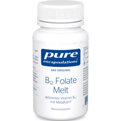PURE ENCAPSULATIONS B12 Foliumzuur smeltpastilles, 90 stuks