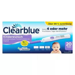 CLEARBLUE Ovulatietest gevorderd & digitaal, 20 stuks