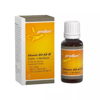 PROSAN Vitamine D3+K2-olie, 20 ml