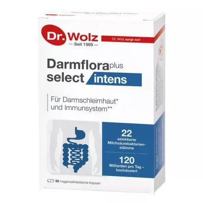 DARMFLORA plus geselecteerde intensieve capsules, 80 stuks