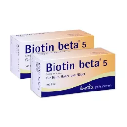BIOTIN BETA 5 tabletten, 200 stuks