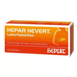 HEPAR HEVERT Levertabletten, 40 stuks