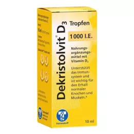 DEKRISTOLVIT D3 1000 I.U. druppels, 10 ml
