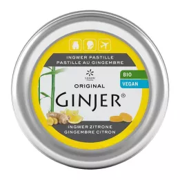INGWER GINJER Biologische citroenpastilles, 40 g