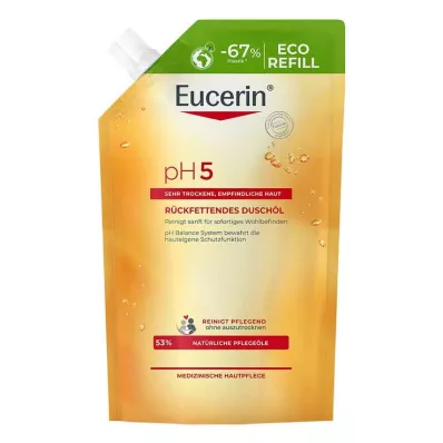 EUCERIN pH5 Douche Olie Gevoelige Huid Navulling, 400 ml