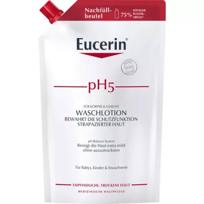 EUCERIN pH5 Waslotion Gevoelige Huid Navulling, 750 ml