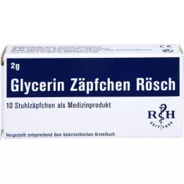 GLYCERIN ZÄPFCHEN Rösch 2 g tegen constipatie, 10 stuks