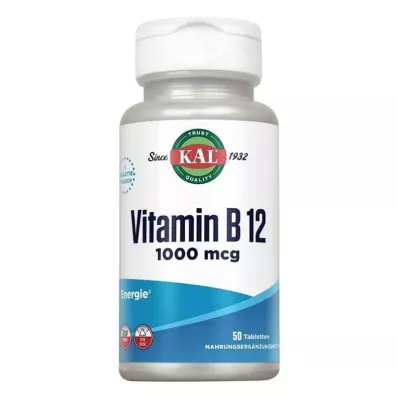 VITAMIN B12 1000 µg tabletten, 50 stuks VITAMIN B12 1000 µg tabletten, 50 stuks