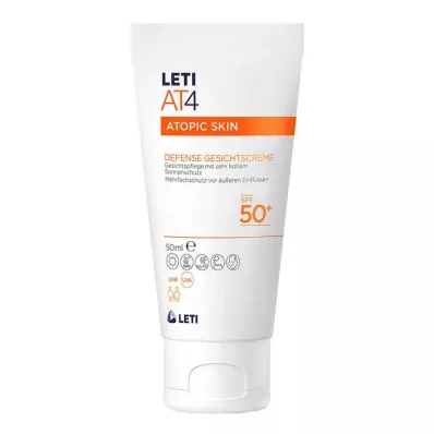 LETI AT4 Defense Gezichtscrème SPF 50+, 50 ml LETI AT4 Defense Gezichtscrème SPF 50+, 50 ml