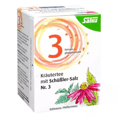 Kruidenthee met Schüsslerzout nummer 3 Salus Fbtl.(15 stuks)