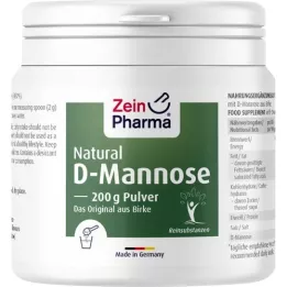 NATURAL D-Mannose uit berk ZeinPharma poeder, 200 g