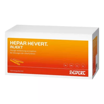 HEPAR HEVERT injecteer ampullen, 100X2 ml HEPAR HEVERT injecteer ampullen, 100X2 ml