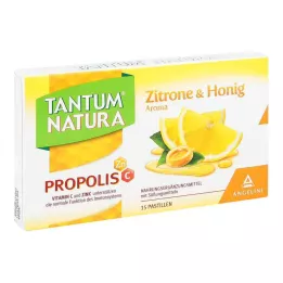 TANTUM NATURA Propolis met citroen &amp; Honingaroma, 15 stuks