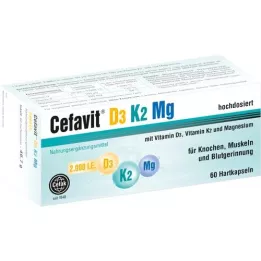 CEFAVIT D3 K2 Mg 2.000 I.U. harde capsules, 60 st