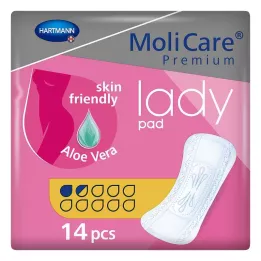 Molicare Premium damepad 1,5 druppels (14 stuks)