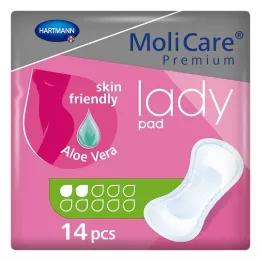 Molicare Premium damesverband 2 druppels (14 stuks)