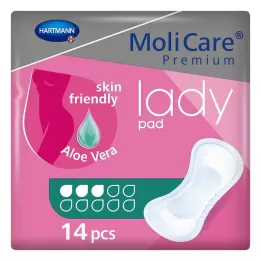 MOLICARE Premium wattenschijfje 3 druppels, 14 stuks