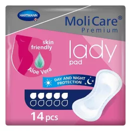 MOLICARE Premium wattenschijfje 5 druppels, 14 stuks