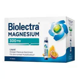 BIOLECTRA Magnesium 300 mg Vloeibaar, 14 st