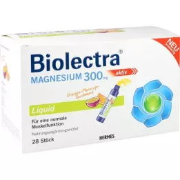 BIOLECTRA Magnesium 300 mg Vloeibaar, 28 st