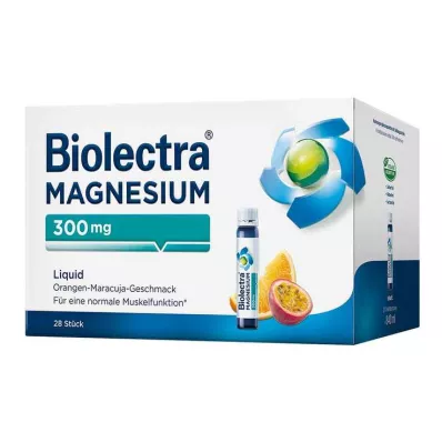 BIOLECTRA Magnesium 300 mg Vloeibaar, 28 st