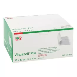 VLIWAZELL Pro superabsorb.compress.sterile 10x10 cm, 10 st