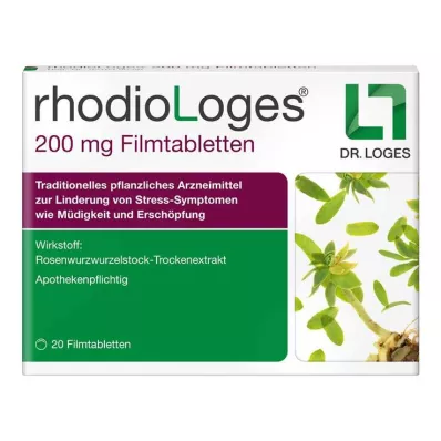 RHODIOLOGES 200 mg filmomhulde tabletten, 20 st RHODIOLOGES 200 mg filmomhulde tabletten, 20 st