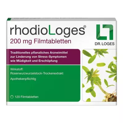 RHODIOLOGES 200 mg filmomhulde tabletten, 120 stuks RHODIOLOGES 200 mg filmomhulde tabletten, 120 stuks