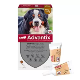 ADVANTIX Spot-on oplossing voor toepassing op de huid voor honden 40-60 kg, 4X6.0 ml