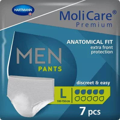 MOLICARE Premium MEN Broek 5 druppels L, 7 stuks