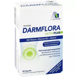 DARMFLORA Active Plus 100 miljard bacteriën+7 vitaminen, 80 stuks